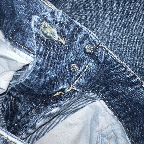 Vintage Eddie Bauer low rise boot cut women's dark denim jeans size 6 y2k - Picture 10 of 11